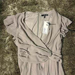 NWT‎ TFNC London Lavender  Fog Juba Maxi Dress Size 10